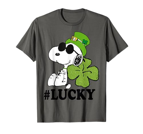 Peanuts St. Patrick's Snoopy Lucky Clover T-Shirt
