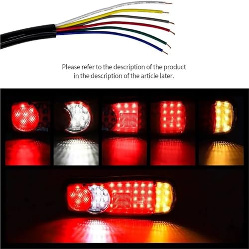 Feu pour arrière étanche haute luminosité pour éliminer les pannes - 6