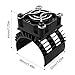 RC Car Toys For Wltoys 144001 124017 540 550 3650 3660 3665 Brushless Motor Heatsink Cover Cooling Fan RC Electric Car Parts