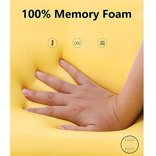 Bluesalt Back Cushion Massage Particles Design Memory Foam Lumbar Support Pillow With Adjustable Strap Effective Back Pain Relief Posture Improved For Office Chair, Car (Pink) #TOP2