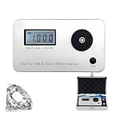Compatibilité polyvalente : le test d'indice de réfraction est essentiel pour l'identification des pierres précieuses. Notre testeur de gemmes fournit des mesures rapides, non destructives et précises de l'indice de réfraction d'une pierre précieuse, ce qui aide à distinguer la moissanite, le diamant, les pierres colorées, les pierres naturelles ou synthétiques, les minéraux et d'autres matériaux solides. Un outil indispensable pour les gemmologues et les collectionneurs sérieux.