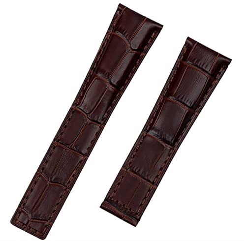 Bracelet en cuir véritable de vache 20mm 22mm style haut de gamme pour montre de luxe