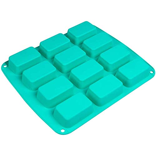 Webake 2 Pcs Round Cake Pan Silicone 9 Inch Cake Mold Layer Cake Baking Pan And 1 Pcs Brownie Pan Silicone Mini Loaf Pan, Rectangular Bar Mold For Soap, Candy, Bread Baking, Butter, Granola Snacks #TOP1