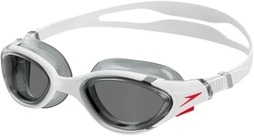 Speedo Unisex Biofuse 2.0 Swimming Goggles (White/Smoke)
