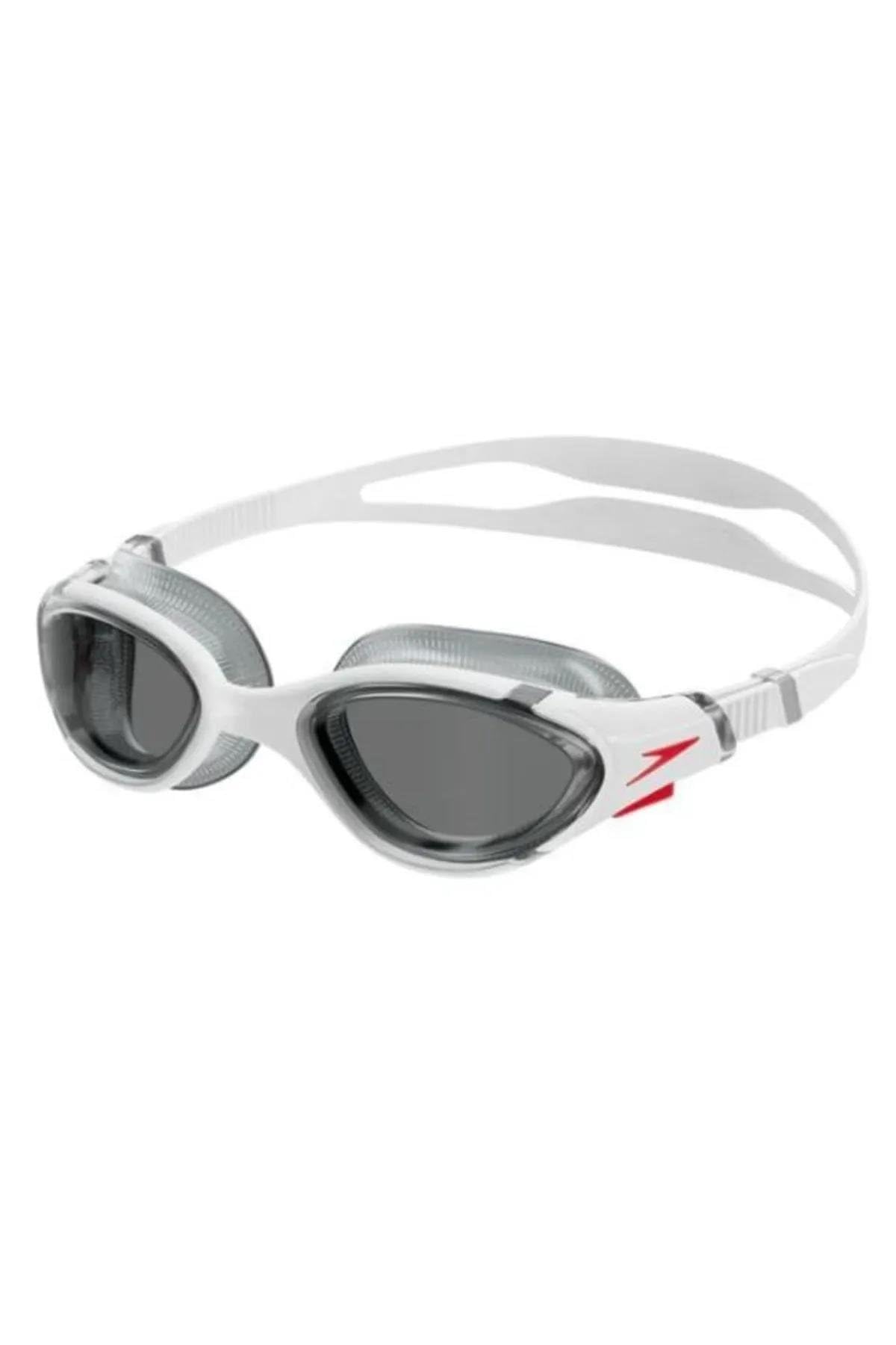 Speedo Biofuse.2.0 Unisex Adult Swimming Goggles, White, One Size-image-5