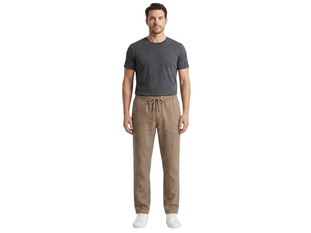 millioncolors Men's Glory Linen Joggers – Relaxed Fit Lightweight Casual Pants-picture-11