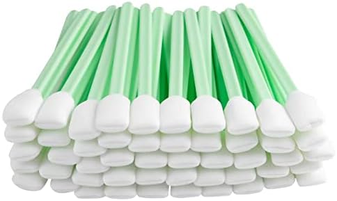 Foam Sticks Cleaning Swabs - BIHYM Lint-Free Foam Swabs for Inkjet Printer, Camera, Optical Lens, and Electronics (100pcs)