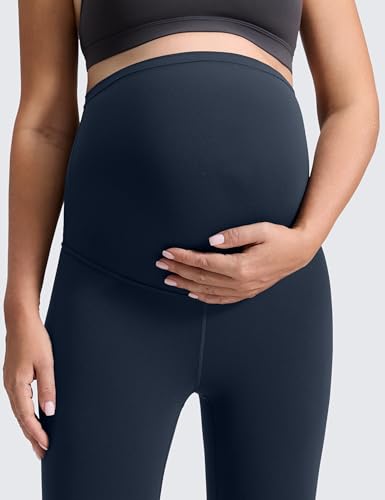 Image of CRZ YOGA Maternity Leggings 25 inch | Butterluxe, Extremely Soft, Gentle Compression, Yoga, Super High Rise, U-shaped Belly, Pregnancy and Postpartum