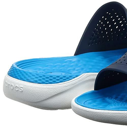 Crocs LiteRide Slide, Unisex-Adulto, Navy/White