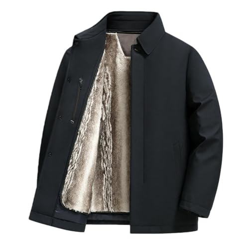 Veste matelassée d'affaires homme hiver manteau chaud doublure polaire épais