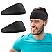 COOLOO Mens Headband 2 Pack Guys Sweatband, Sports Headband for Working Out, Running, Crossfit and Dominating Your Competition-Performance Stretch & Moisture Wicking for Men Women Unisex Gym Fits All