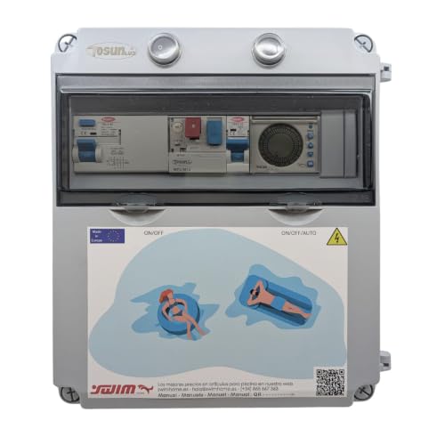 Cuadro Eléctrico Piscina Trifásico Tosun 150W 12V Gris 3