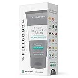 Sport Recovery Lotion by The Feel Good Lab - 100% Natural, Clean Ingredients - Recover from Post-Workout Muscle Soreness and Sports Injuries (3.4oz, 1 Count)