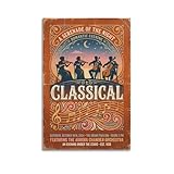 OKNGB Poster für klassische Musik, Jugendstil, 