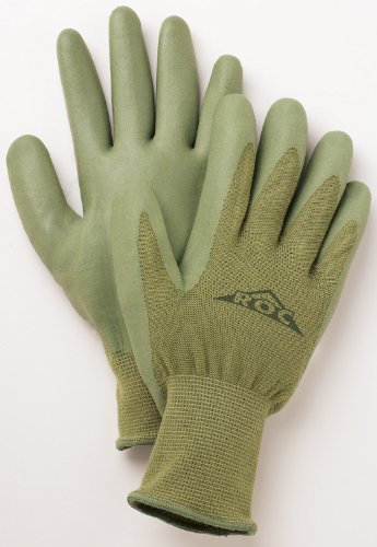 Bamboo Glove with Nitrile Palm - Womens Medium