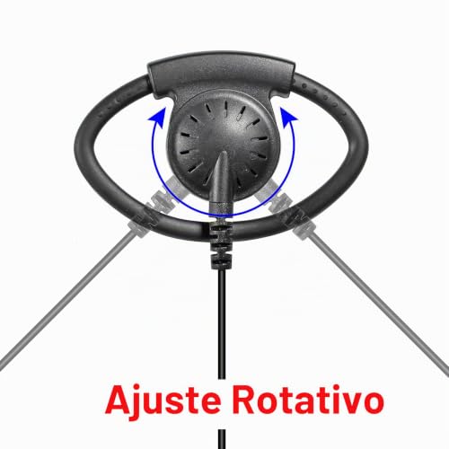Pinganillo walkie talkie contra el dolor de oído auricular HYS Baofeng 4