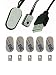 Adhesive Double Sided Tape/Pads for Hidden Remote Control Extenders - Compatible with Most Infrared Remote Extender Repeaters - Nextronics
