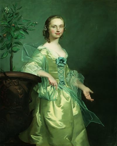 Portrait d'Isabella Courtenay par Hudson affiche peinture moderne sur toile salon 60x90