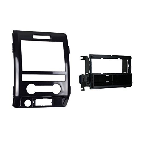 Kit double DIN Metra 99-5820HG noir laqué pour autoradio Ford F150 modèles 2009 et plus