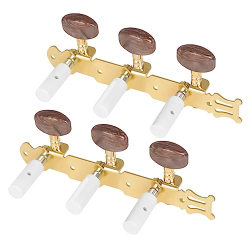 LIFKOME 2Pcs Locking Guitar Tuning Pegs Machine Heads for Classical Guitars Easy Installation Durable Material for Guitar Enthusiasts and Beginners