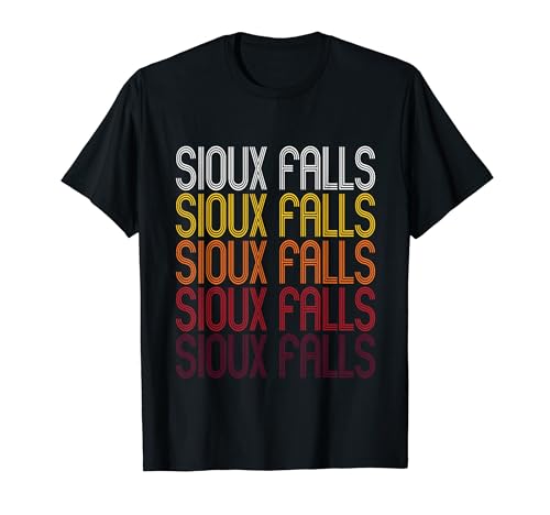 Sioux Falls, SD | Vintage Style South Dakota T-shirt