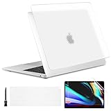 [2022 Upgrade] MacBook Air M1 13 inch Case Thin Carbon Fiber Design Fashionable Slim Protective Cove