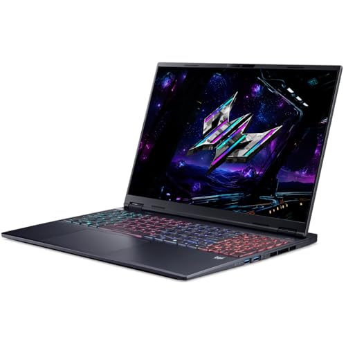 Image of acer Predator Helios Neo 16S AI Gaming Laptop 16.0 inch 240Hz OLED WQXGA (Intel Ultra 9-275HX, GeForce RTX 5060 8GB, 64GB DDR5, 2TB PCIe SSD, Copilot, Thunderbolt 4, Win 11 Home) w /DKZ USB Port Expander