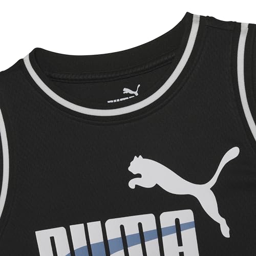 PUMA Regata para meninos, Preto, GG