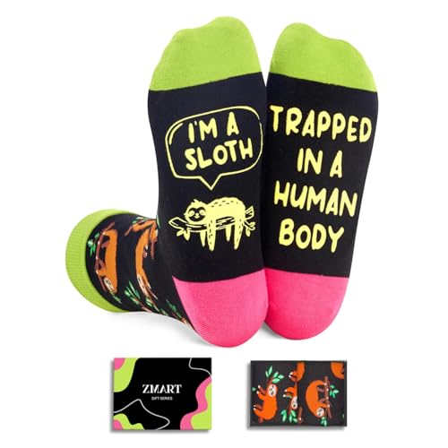 HAPPYPOP Funny Socks for Women - Cute Elephant Possum Cool Tiger Gifts for Animal Lovers
