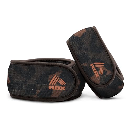 Image of RBX Wrist & Ankle Weights Set (2LB Pair /1LB Each), Adjustable Comfort Fit for Training & Toning