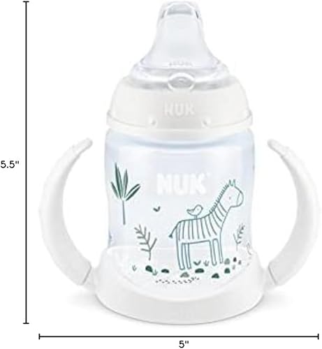 Miniatura 51 de NUK - Vaso para aprendices, 5 onzas, paquete de 2, flores, sin BPA, a prueba de derrames Flores,Nubes + Estrellas,Disney Minnie y Mickey,Elmo