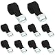 Kievano Spanngurte Set – 10 Stück, 25 mm x 1 m, mit Klemmschloss, Verstellbare Zurrgurte für Auto, Fahrrad, Motorrad, Gepäck, Camping und mehr