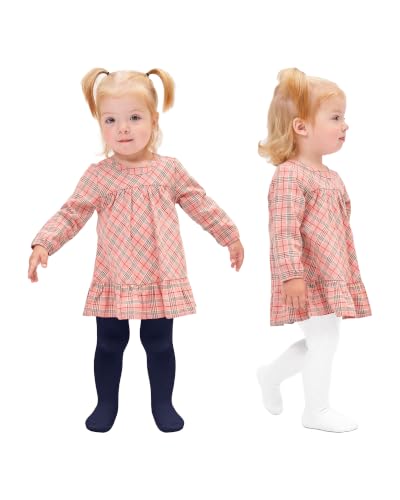 Image of Stelle Toddler Girls Tights Baby Cable Knit Stockings Thick Cotton Legging