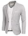 Produktbild MAXMODA Männer Blazer Herren Sakko Sportlich Slim Fit Modern Freizeit Jackett, Grau Anthraztit M Große Größen
