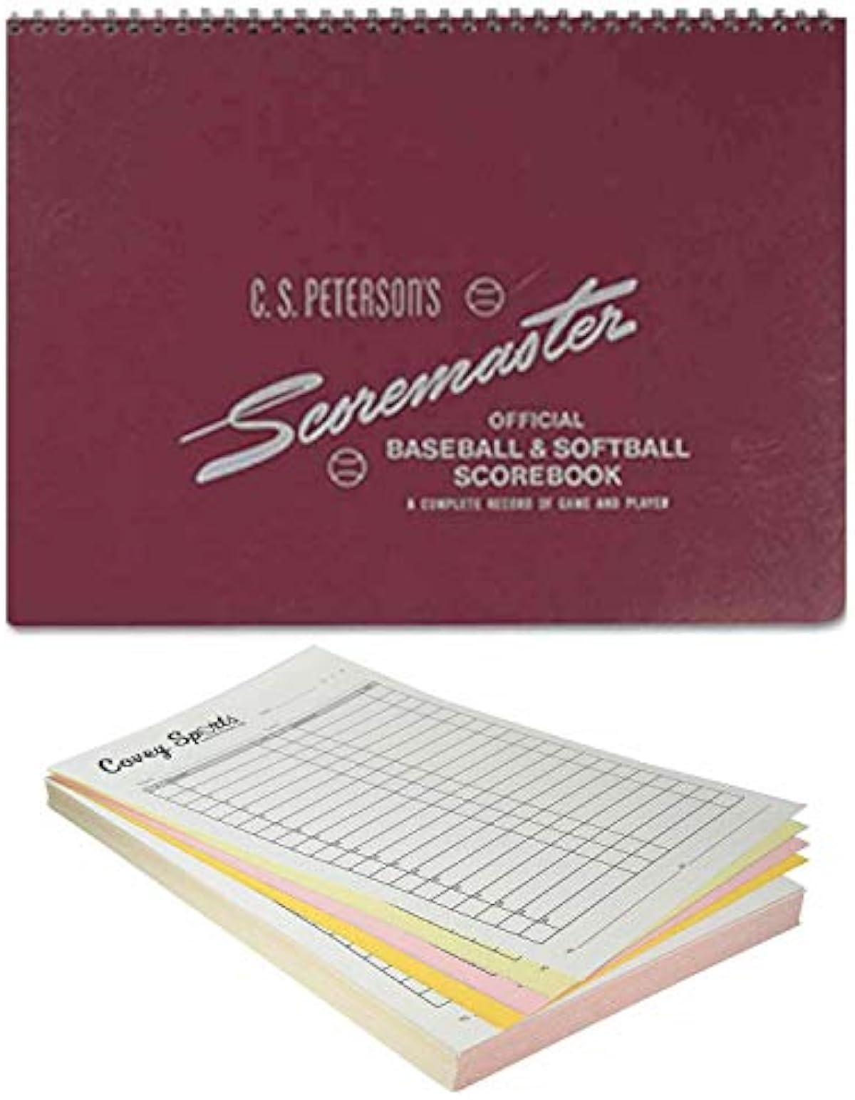 直営 店 買取 Covey Sports 野球ソフトボールスコアブックとラインアップカードセット ローリングススコアマスタースコアキーパーブック 30枚のコビーラインナップカード付き 全国 送料無料 Www Littleshopp Com