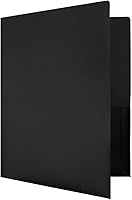 Vista 181 de JAM PAPER Heavy Duty Plastic Two Pocket Extra Tough School Folders - Blue - 6/Pack