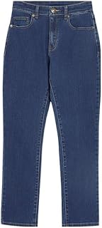 [ピエロ] ストレッチ テーパード デニム ジーンズ ゆったり レディース MD