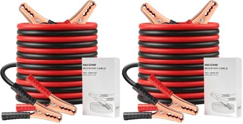 Cabos de transferência de bateria Noone 200 A, 12/24 V e 3,05 m – Conjunto