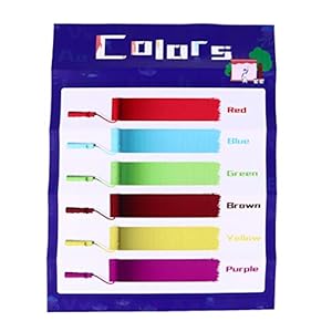 NUOBESTY Kid Educatieve Voorschoolse Poster Kleuren Poster Kleuterschool Klaslokaal Grafieken Muursticker voor…