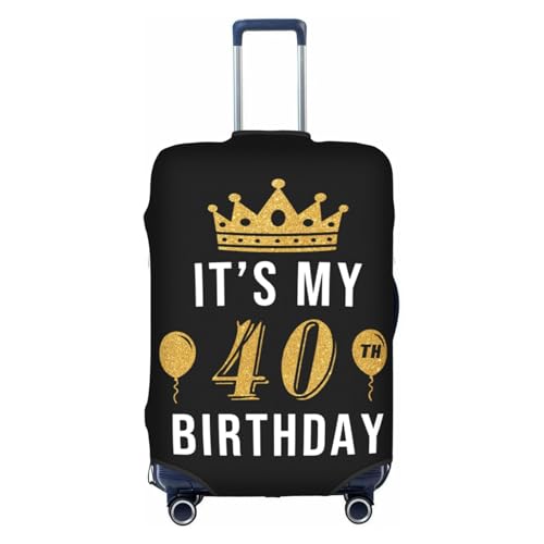 Travel Luggage Cover It‘s My 40th Birthday Fashion Washable Baggage Suitcase Protector Fit For Luggage X-Large