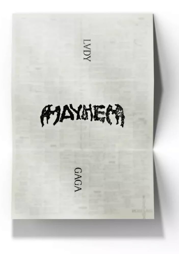 LADY GAGA MAYHEM ホワイトビニール ポスター付き LADY GAGA MAYHEM ホワイトビニール ポスター付き Lady Gaga