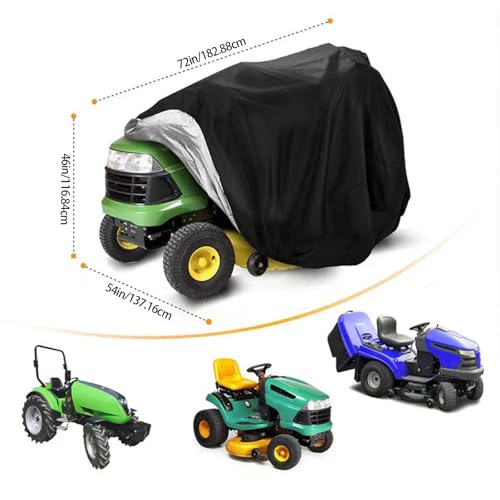 Housse de protection bâche imperméable anti-poussière pliable pour tondeuse