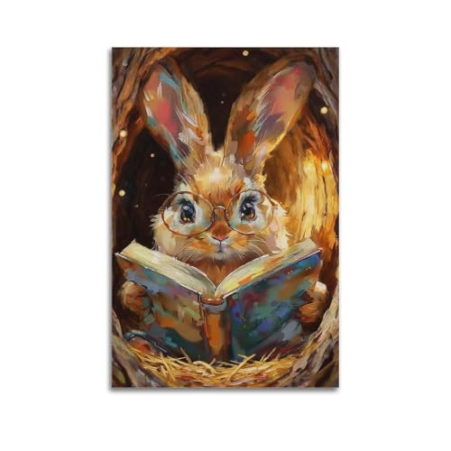 Images colorées de lapin 40 x 60 cm pour apporter de la joie chez vous