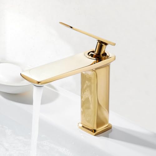 Robinet de salle de bain eau chaude et froide pour vasque moderne