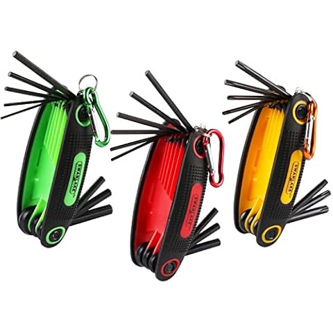 SWANLAKE 25PC Folding Hex Key Set Cover