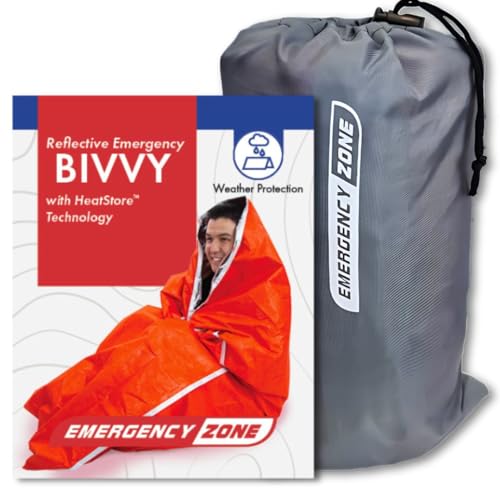 Emergency Zone Multilayer Reflective Sleeping Bag/Bivy Sack with HeatStore (japan import)