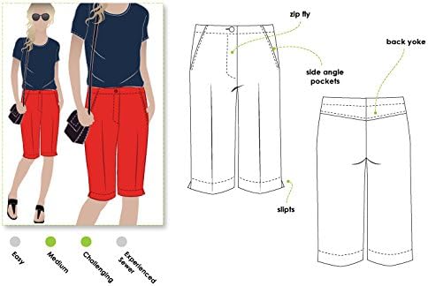 ARC Style Sewing Pattern - Jennifer City Short (Sizes 04-16) - Click for Other