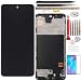 Produktbild YHX-OU 6.2" für Samsung Galaxy A51 SM-A515F Reparatur und Ersatz LCD Display Touchscreen Digitizer mit Werkzeug + 1 Stück gehärtetes Glas + 1 SIM-Karte Tray (AMOLED-Schwarz + Rahmen)