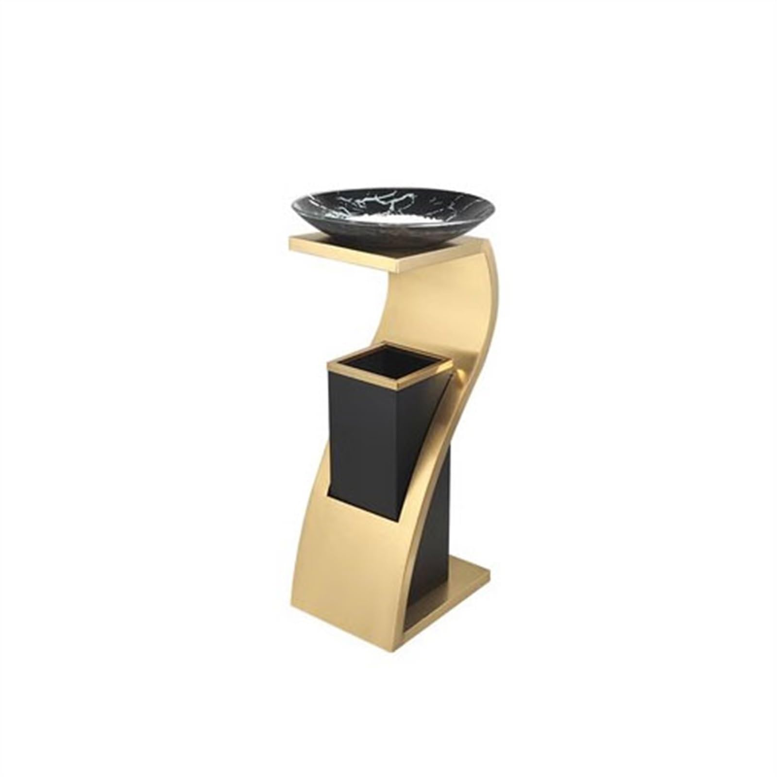 Papelera para exteriores y pasillos de KTV con contenedor de cenizas superior