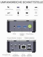 GMKtec (3 Jahren Garantie) 1TB SSD PCIe 3.0x4 AMD Ryzen 5 Mini PC W11 Pro 3500U(übertrifft 4300U/N150/N100/N95 4C/8T 4,50 GHz) 16GB DDR4 RAM, G10 Micro PC,WiFi 5,USB 3.2,USB-C,BT 5.0 – Ansicht 6